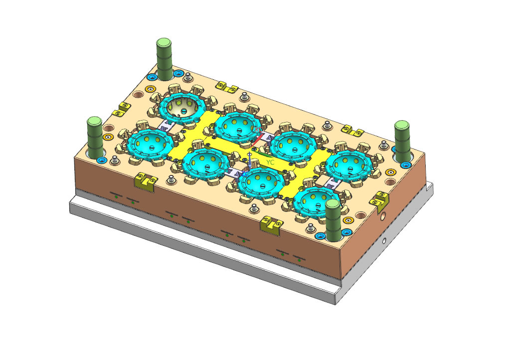 Molde GP, Molde de bola de pico, Molde de bola de pico personalizado, Molde de inyección, Molde de plástico, Molde de inyección de TPU, Fabricante de moldes de inyección, Molde de inyección de China