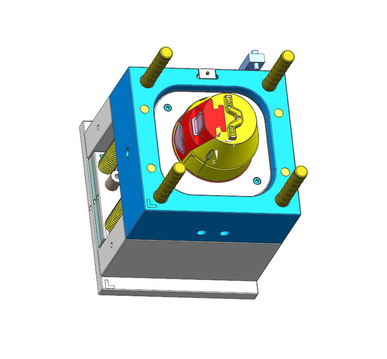 Moldes de inyección GP Mold para piezas de trituración de residuos alimentarios, incluyendo carcasas superior e inferior, botones y conectores de drenaje; fabricante chino de moldes