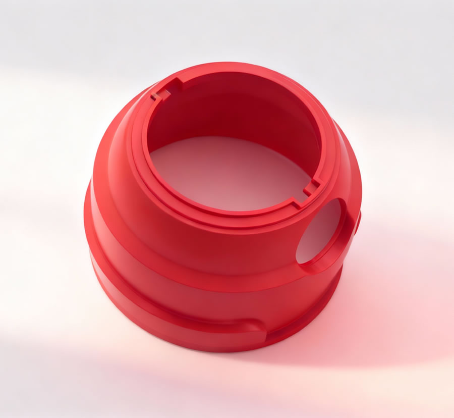 Moldes de inyección GP Mold para piezas de trituración de residuos alimentarios, incluyendo carcasas superior e inferior, botones y conectores de drenaje; fabricante chino de moldes