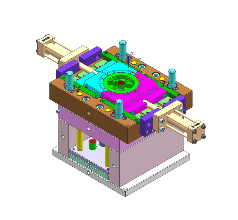 Moldes de inyección GP Mold para accesorios de puertas y ventanas, moldes de plástico para bases de soportes, platos giratorios y tapas de extremos, moldes personalizados.