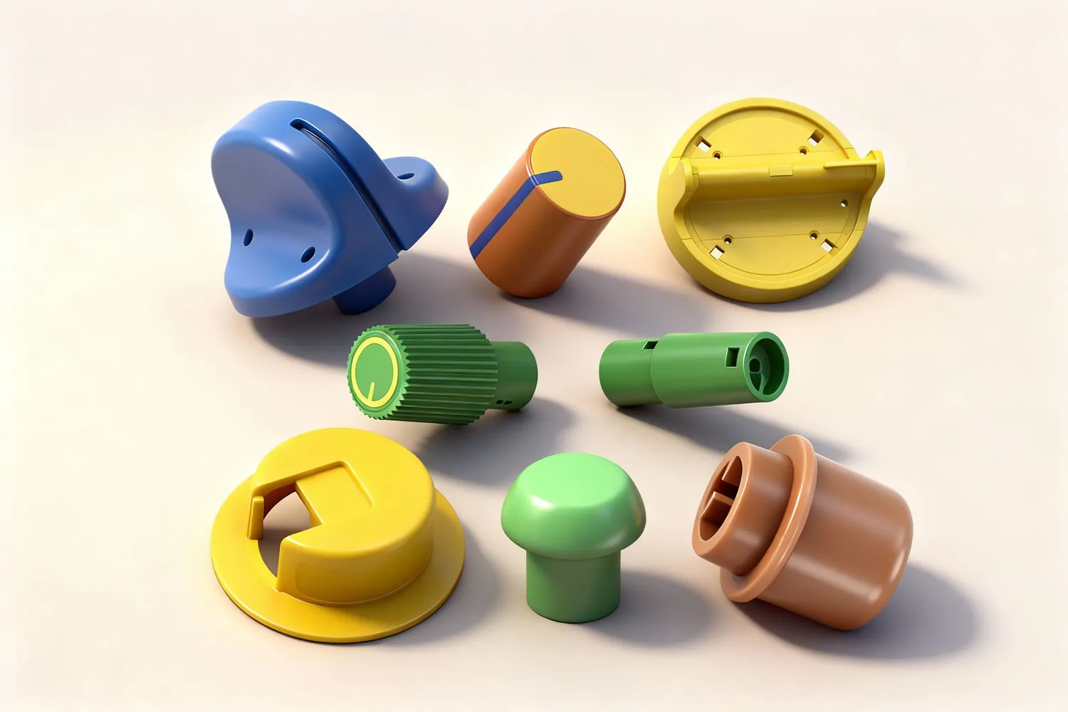Moldes de Inyección de Doble Material para Botones en China